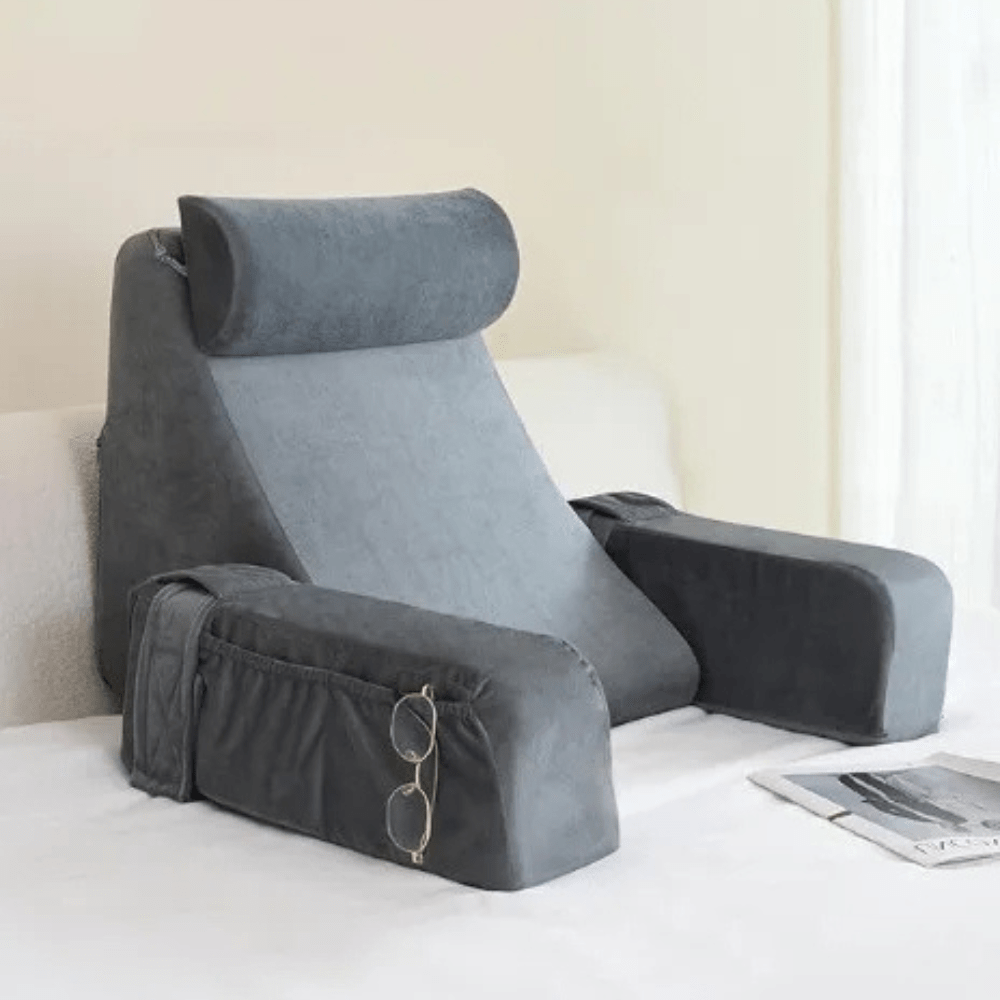 Coussin de lecture avec soutien cervical
