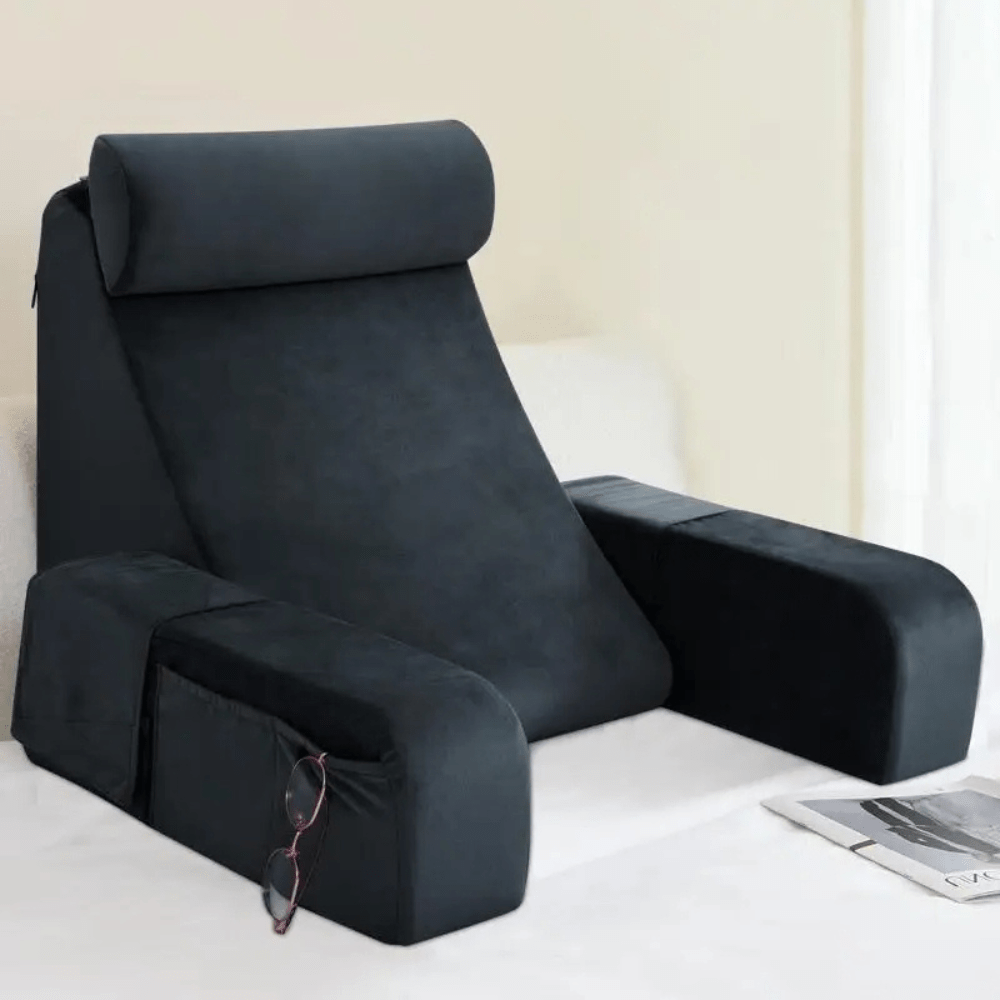 Coussin de lecture avec soutien cervical