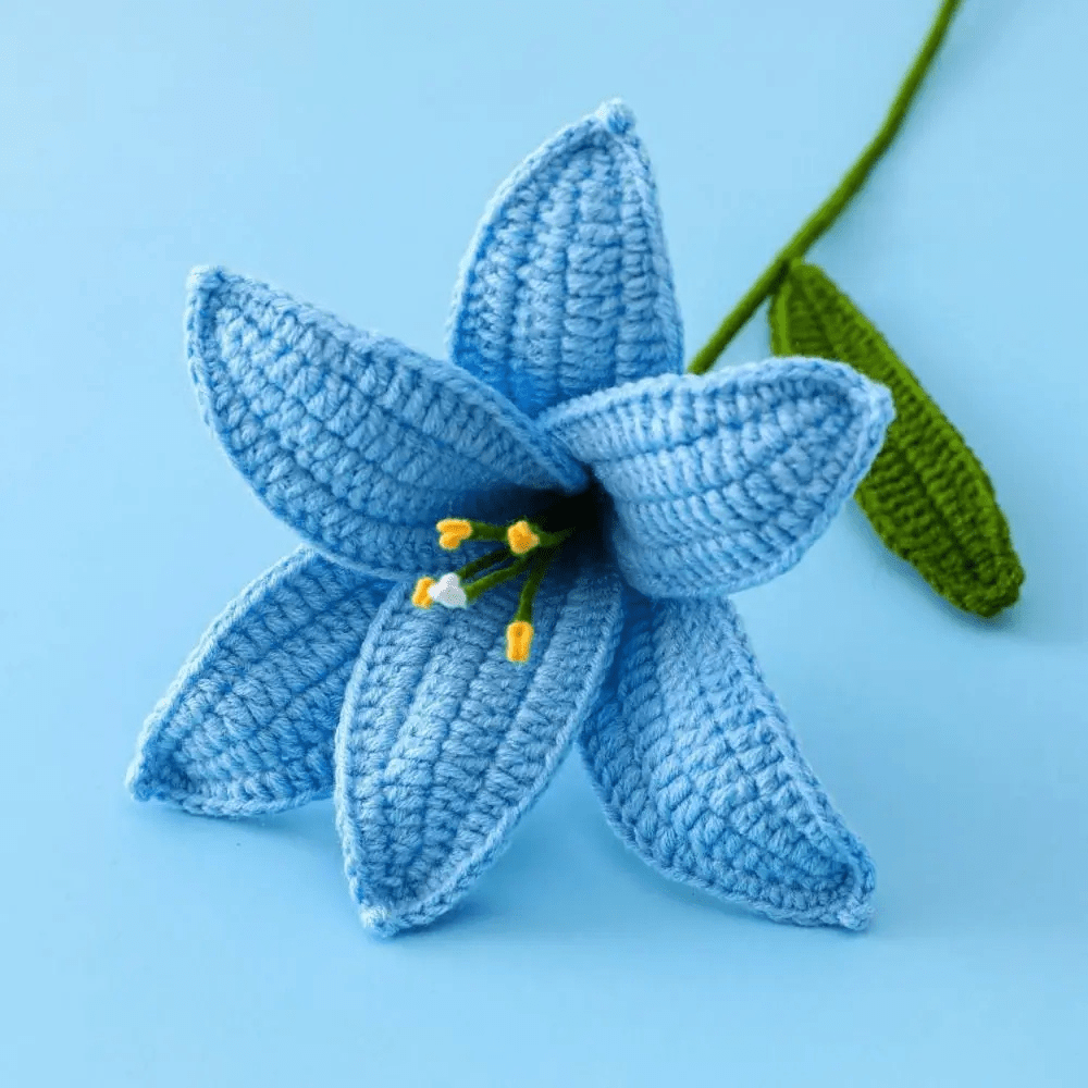 Marque-page au crochet | Tulipe | Paradis du lecteur Bleu
