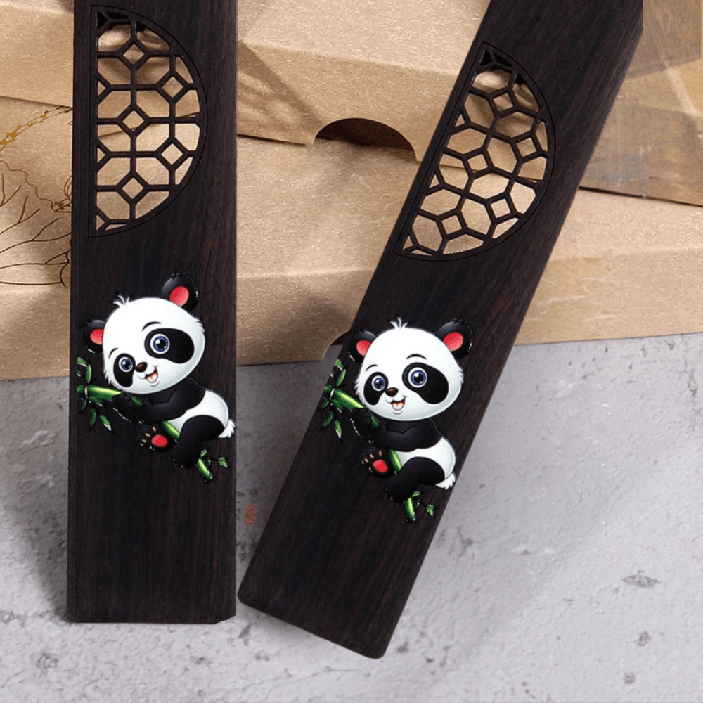 Marque-page en bois | Panda | Paradis du lecteur Panda