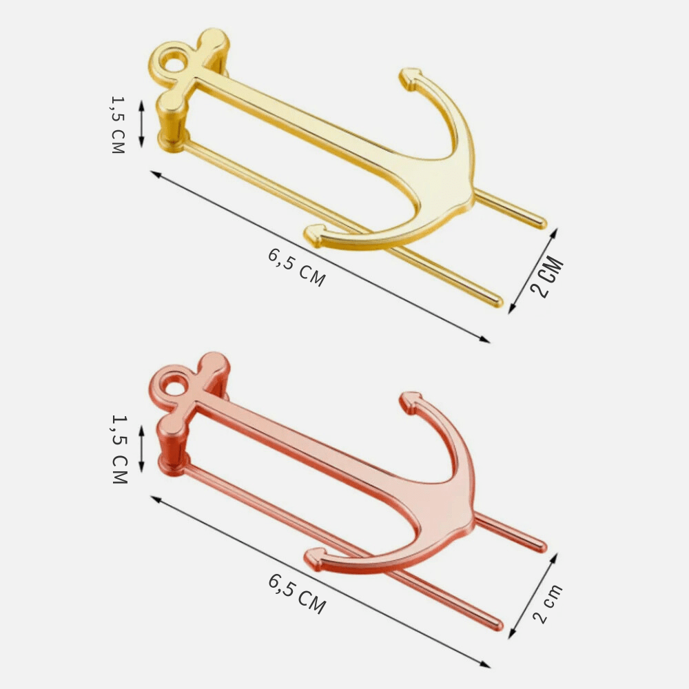 Marque-page en métal | Ancre | Paradis du lecteur