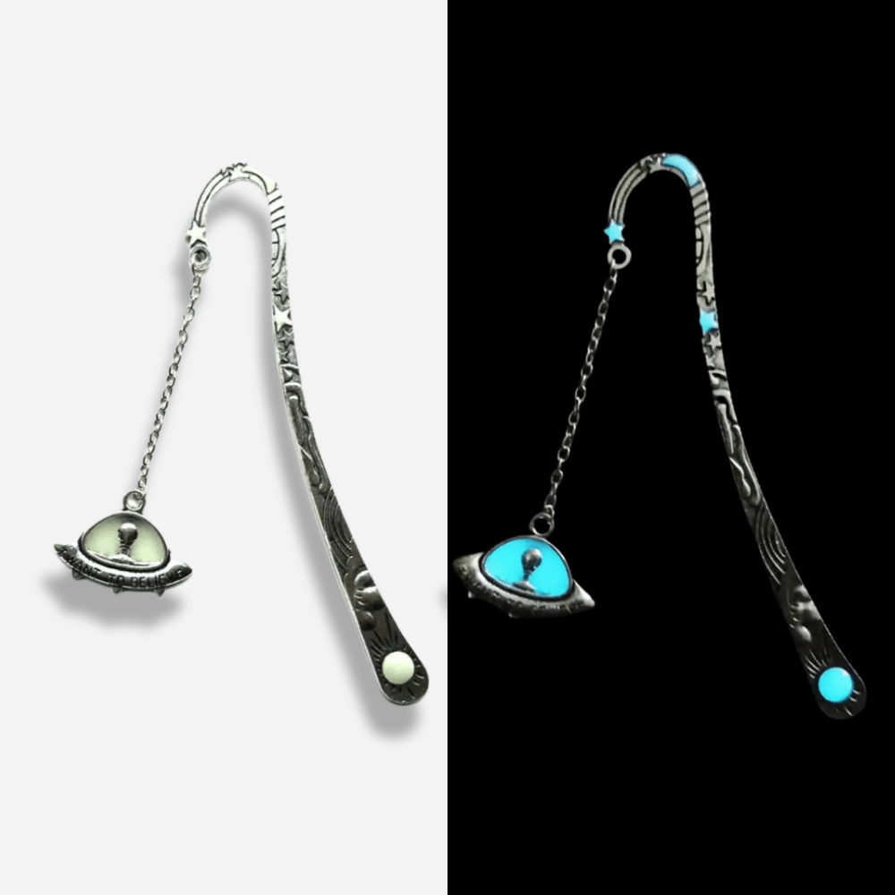 Marque-page lumineux | Soucoupe | Paradis du lecteur Soucoupe