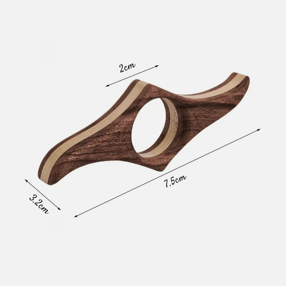 Paradis du lecteur - Bague de lecture en bois design S