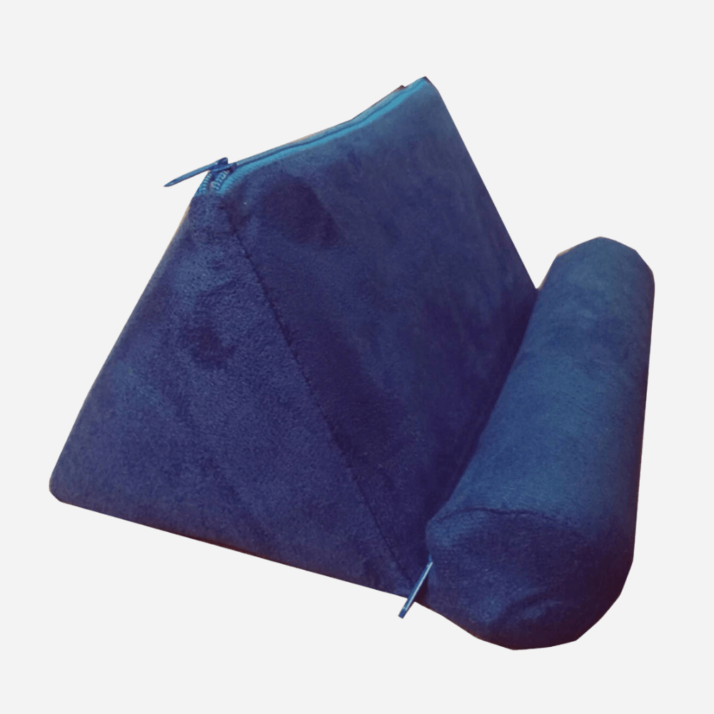 Paradis du lecteur ® - Coussin porte livre Bleu foncé