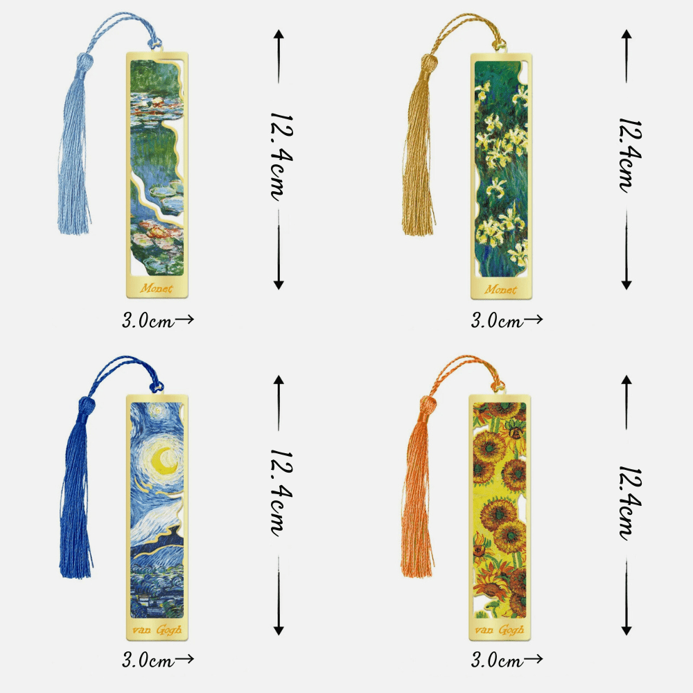 Paradis du lecteur - Marque en métal | Peinture florale retro