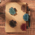 Lot De 4 Marque-pages Magnétiques En Cuir - Design élégant, Maintien Ferme - Cadeau Idéal Pour Les Lecteurs - 6