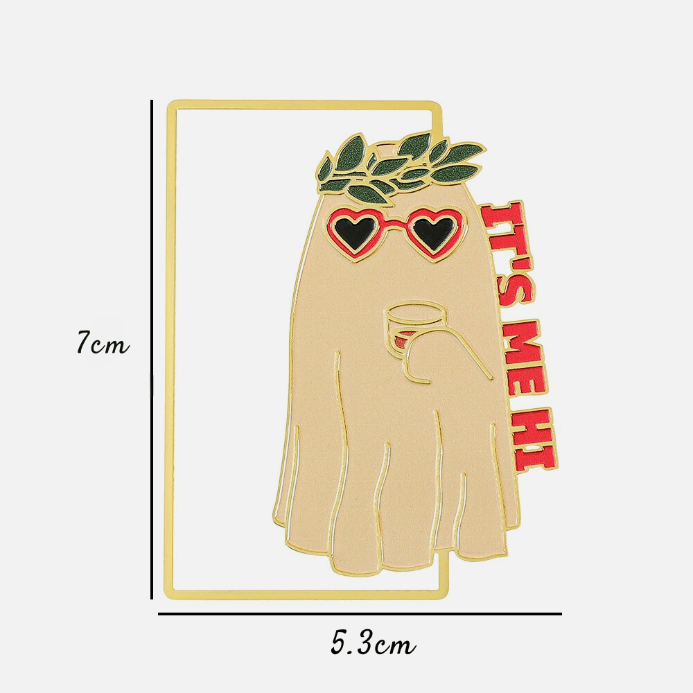 Paradis du lecteur - Marque-page en métal | Petit fantôme 1