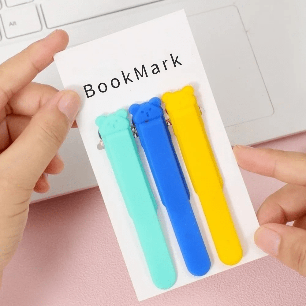 Paradis du lecteur - Marque-page en silicone | Pince à mots