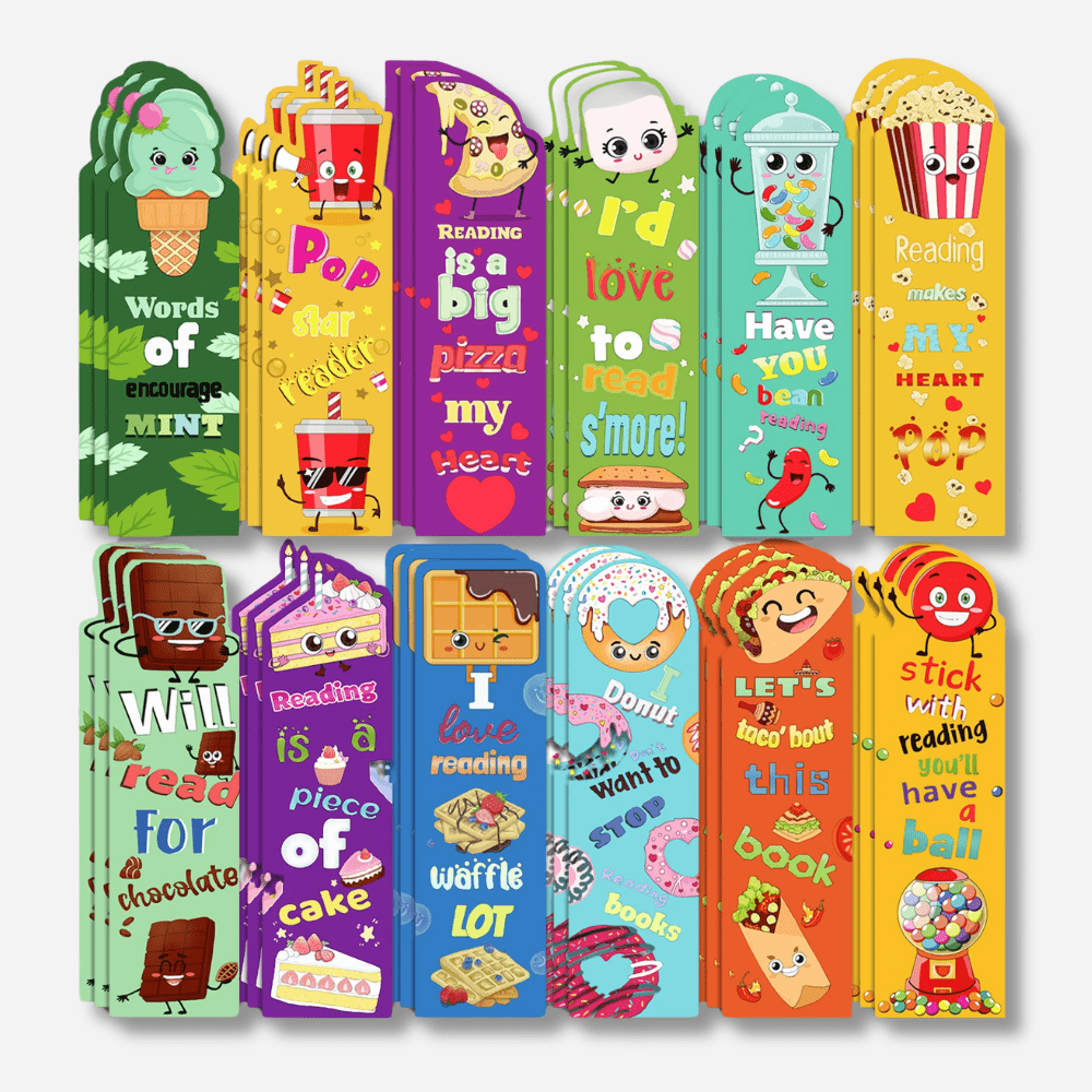 Paradis du lecteur - Marque-pages en papier | Festin littéraire 36 marque-pages