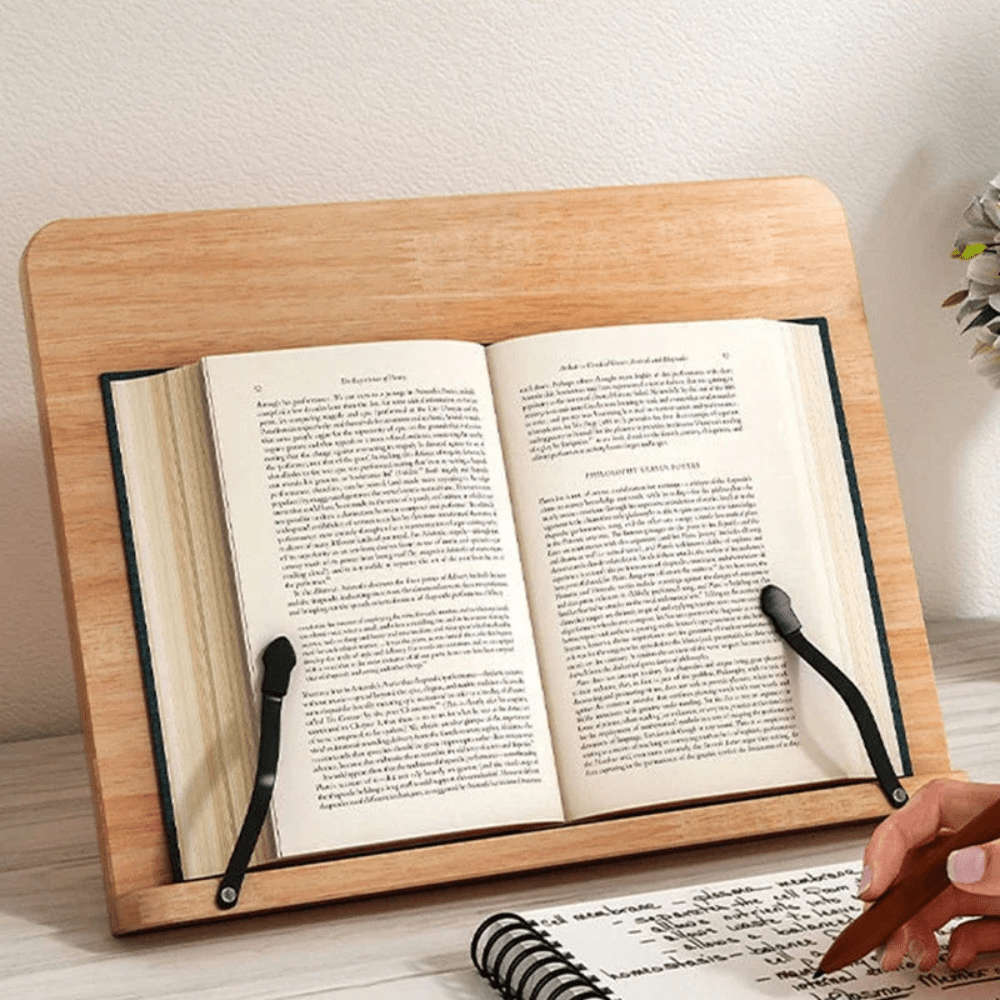 Paradis du lecteur ® - Porte livre en bois polyvalent Bois de pin