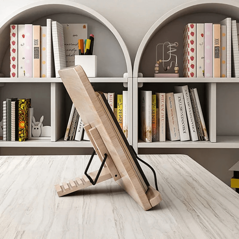 Paradis du lecteur ® - Porte livre en bois polyvalent Bois de pin