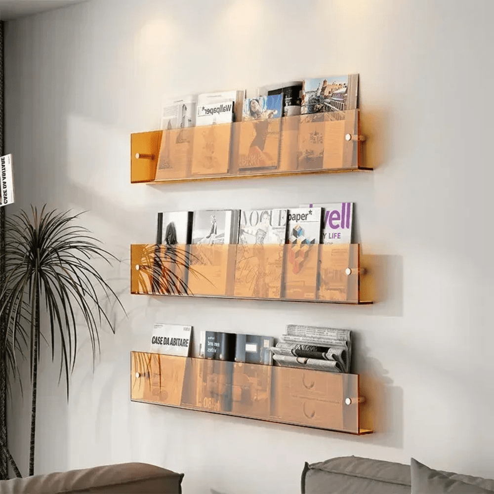 Paradis du lecteur ® - Porte livre mural transparent 50cm