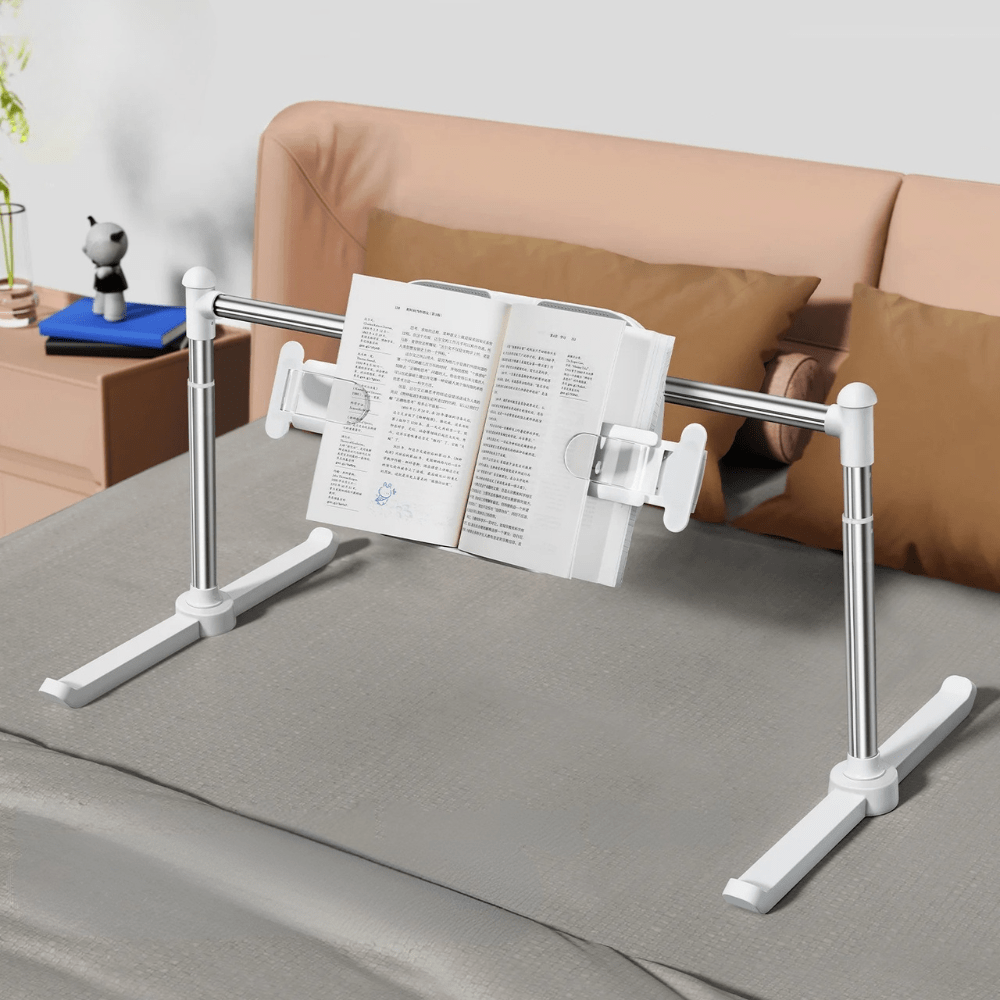 Paradis du lecteur ® - Porte livre pour lit haut de gamme Blanc