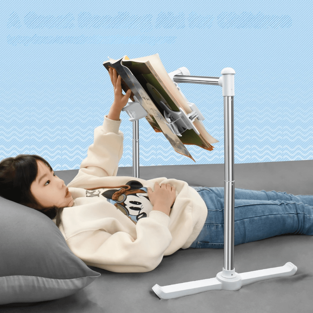 Paradis du lecteur ® - Porte livre pour lit haut de gamme Blanc