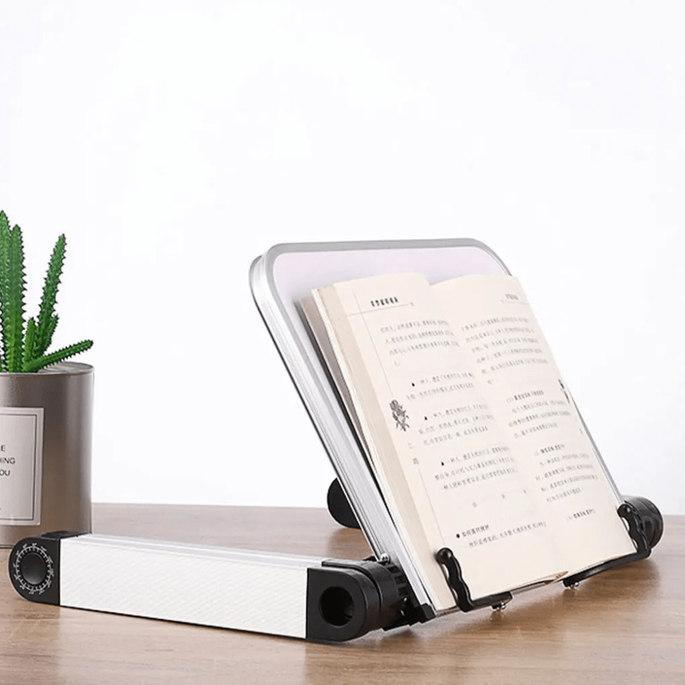 Paradis du lecteur - Porte livre sur pied pliable et rotatif
