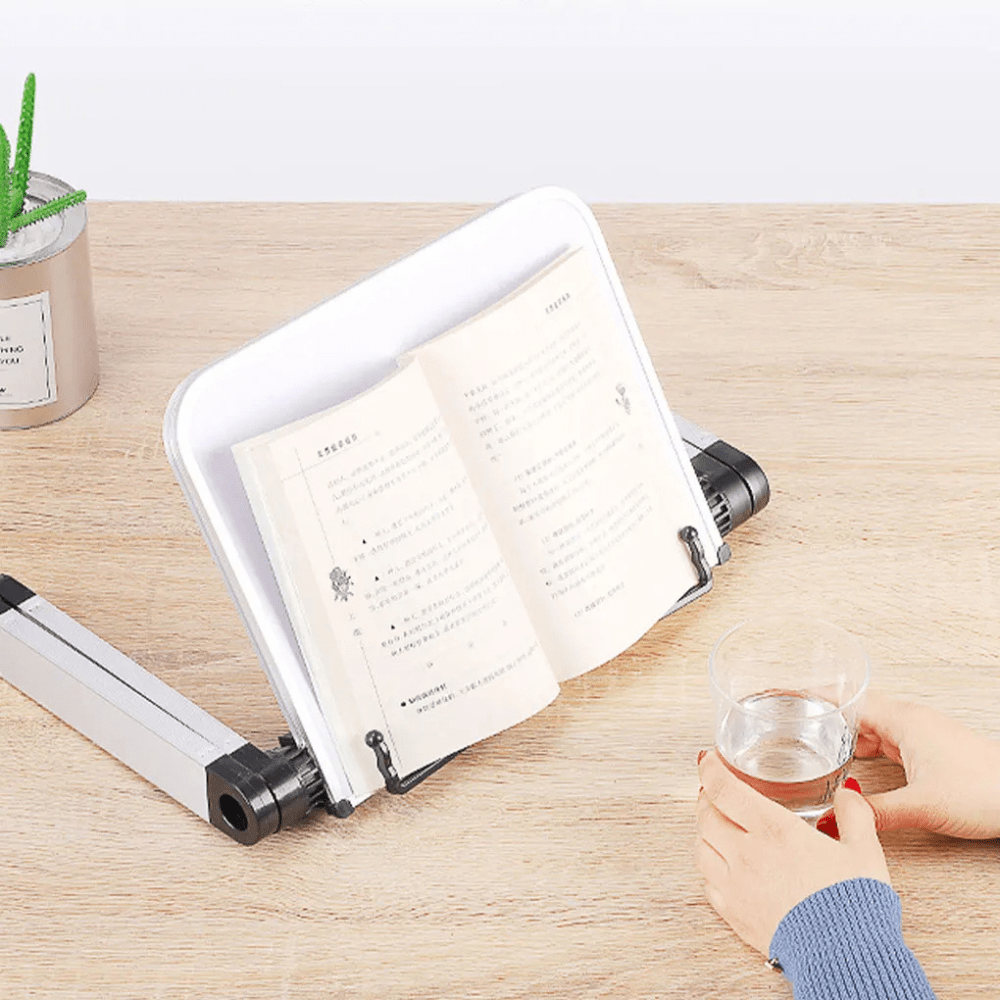Paradis du lecteur - Porte livre sur pied pliable et rotatif