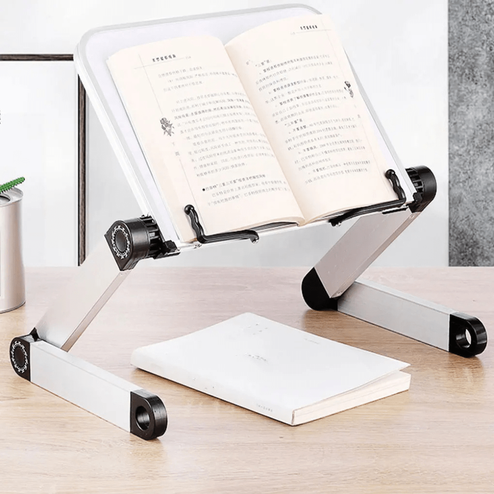 Paradis du lecteur - Porte livre sur pied pliable et rotatif