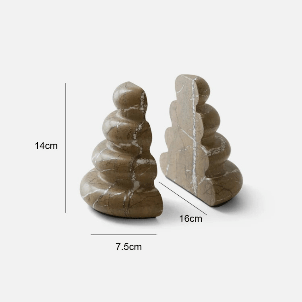 Paradis du lecteur - Serre-livre design | Marbre Indien Marbre Indien