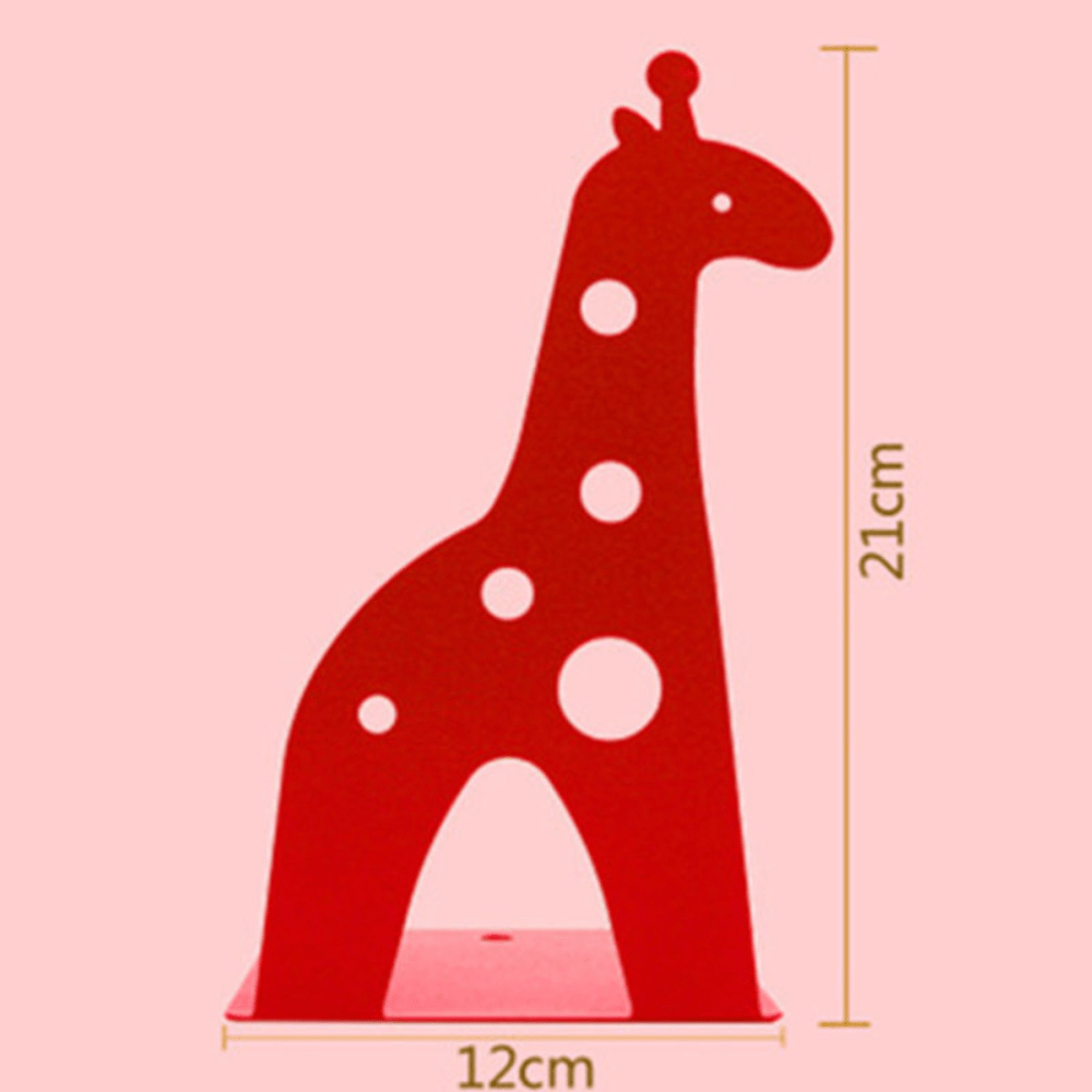 Paradis du lecteur - Serre-livre en métal | Girafes