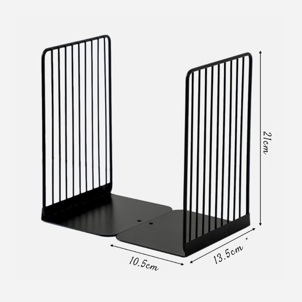 Paradis du lecteur - Serre-livre en métal | Grille élégante