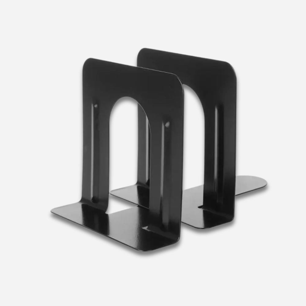 Paradis du lecteur - Serre-livre en métal | Voûte élégante Noir