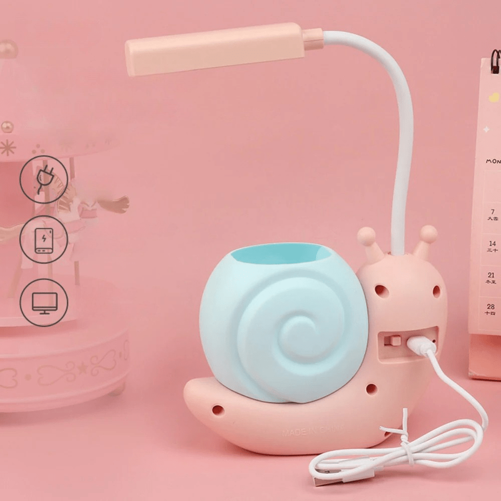 PDL® - Lampe de lecture enfant escargot mignon LED USB
