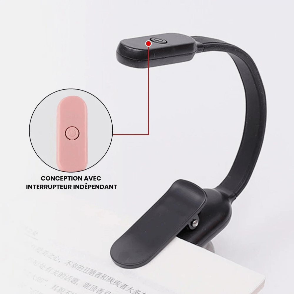 PDL® - Lampe de lecture LED compacte et rechargeable pour voyage