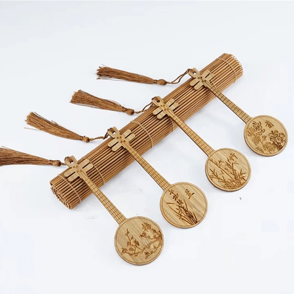 PDL® - Marque-page en bois | Instruments de musique chinois