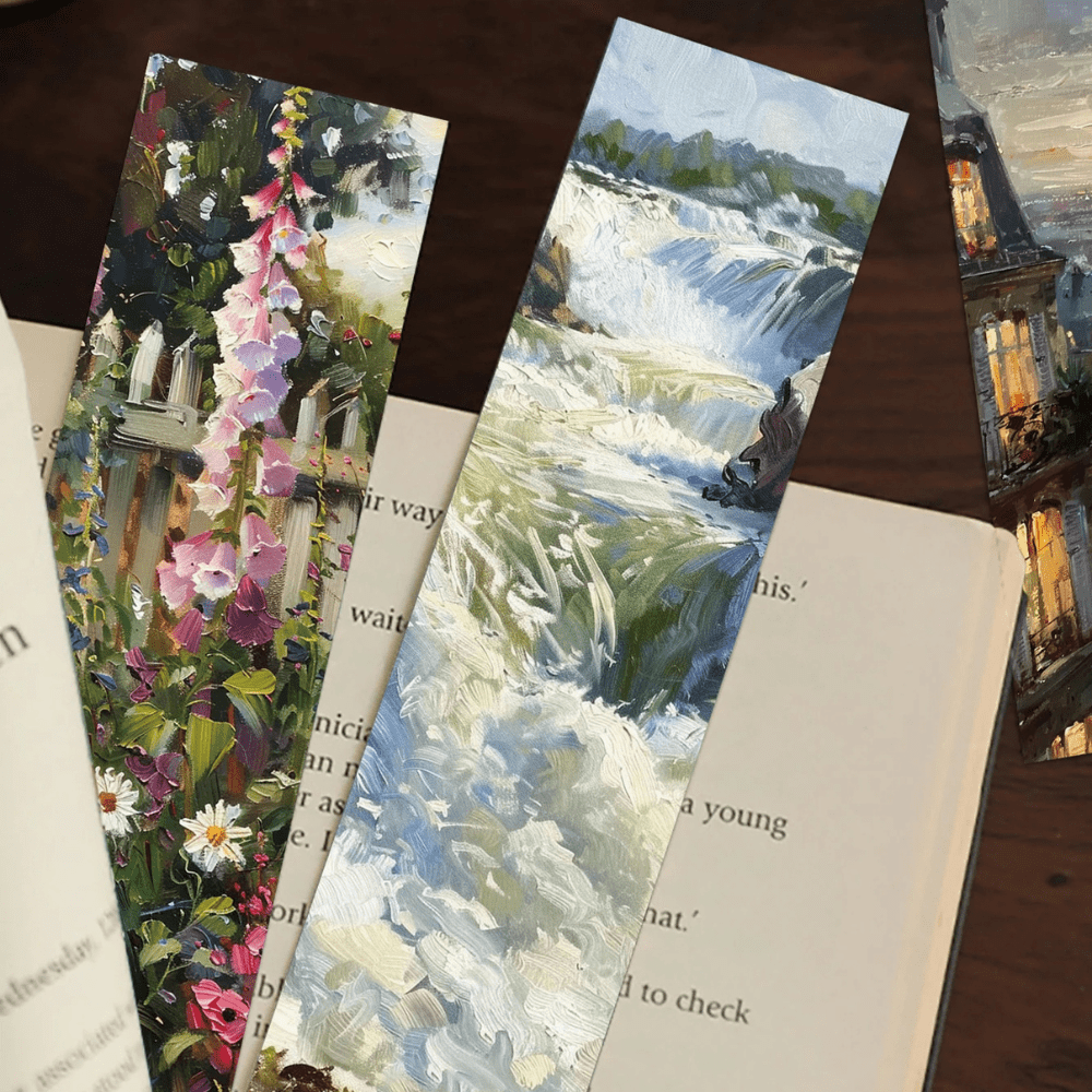 PDL ® - Marque-pages en papier | Paysages uniques 30 marque-pages