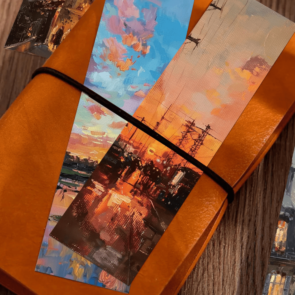 PDL ® - Marque-pages en papier | Paysages uniques 30 marque-pages