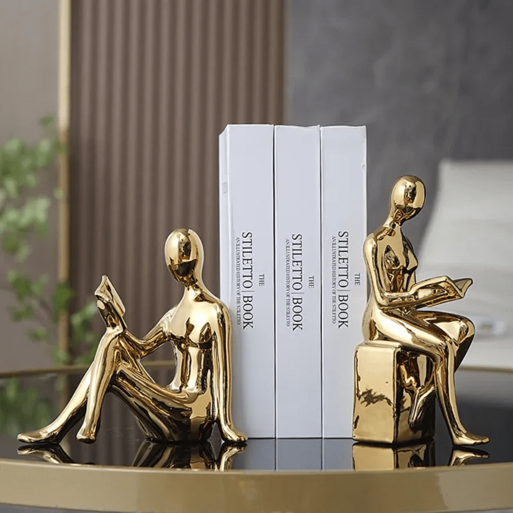 PDL ® - Serre-livre design en céramique | Les lecteurs Or
