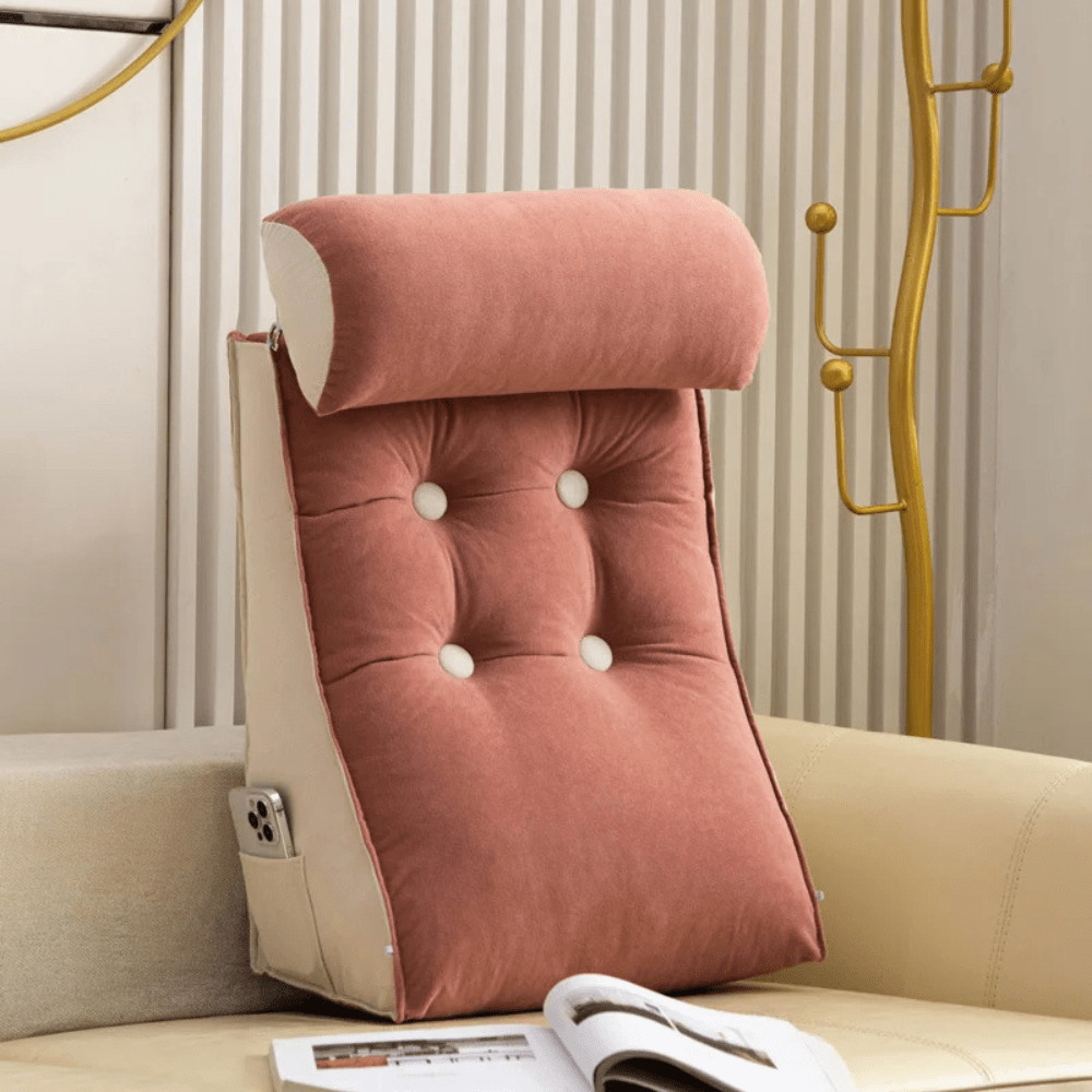 Coussin de lecture moderne avec appui-tête