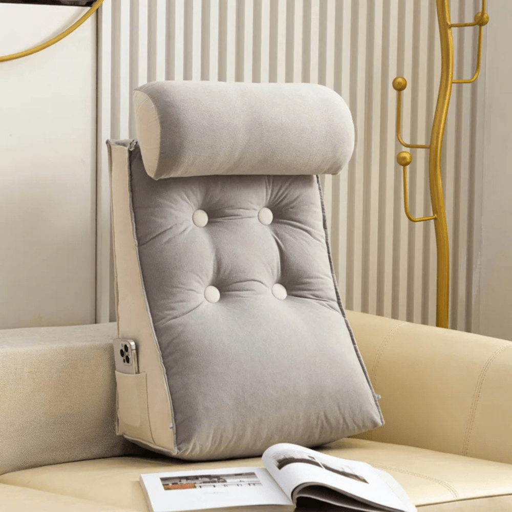 Coussin de lecture moderne avec appui-tête