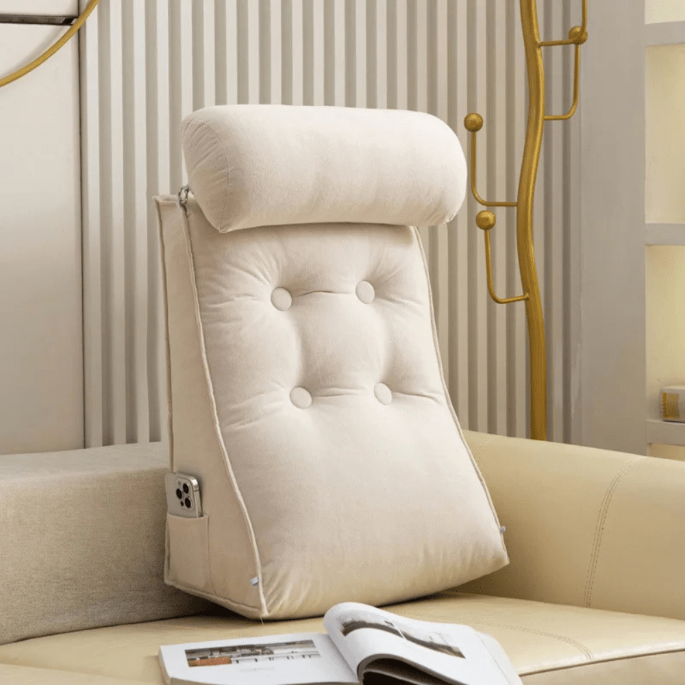 Coussin de lecture moderne avec appui-tête
