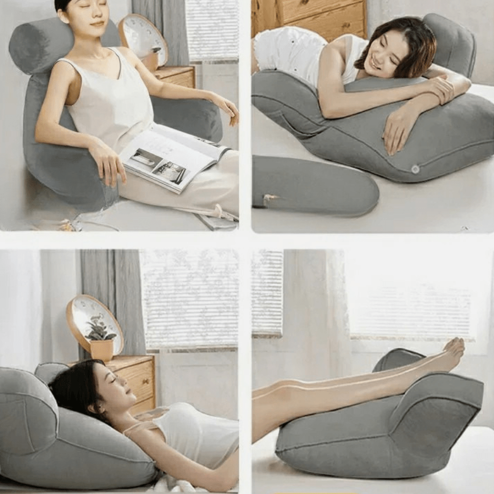 Coussin de lecture avec soutien cervical