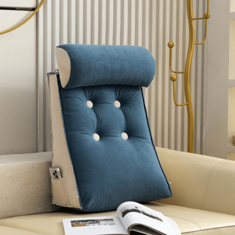 Coussin de lecture moderne avec appui-tête