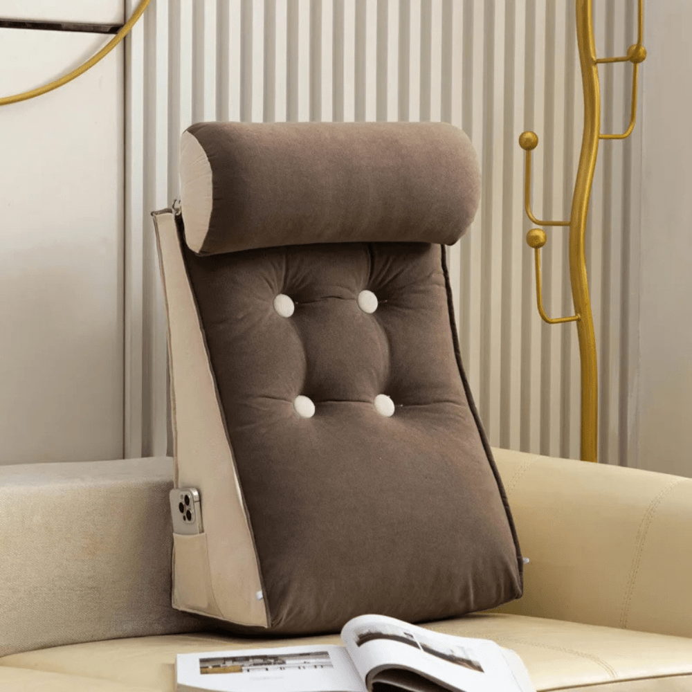 Coussin de lecture moderne avec appui-tête