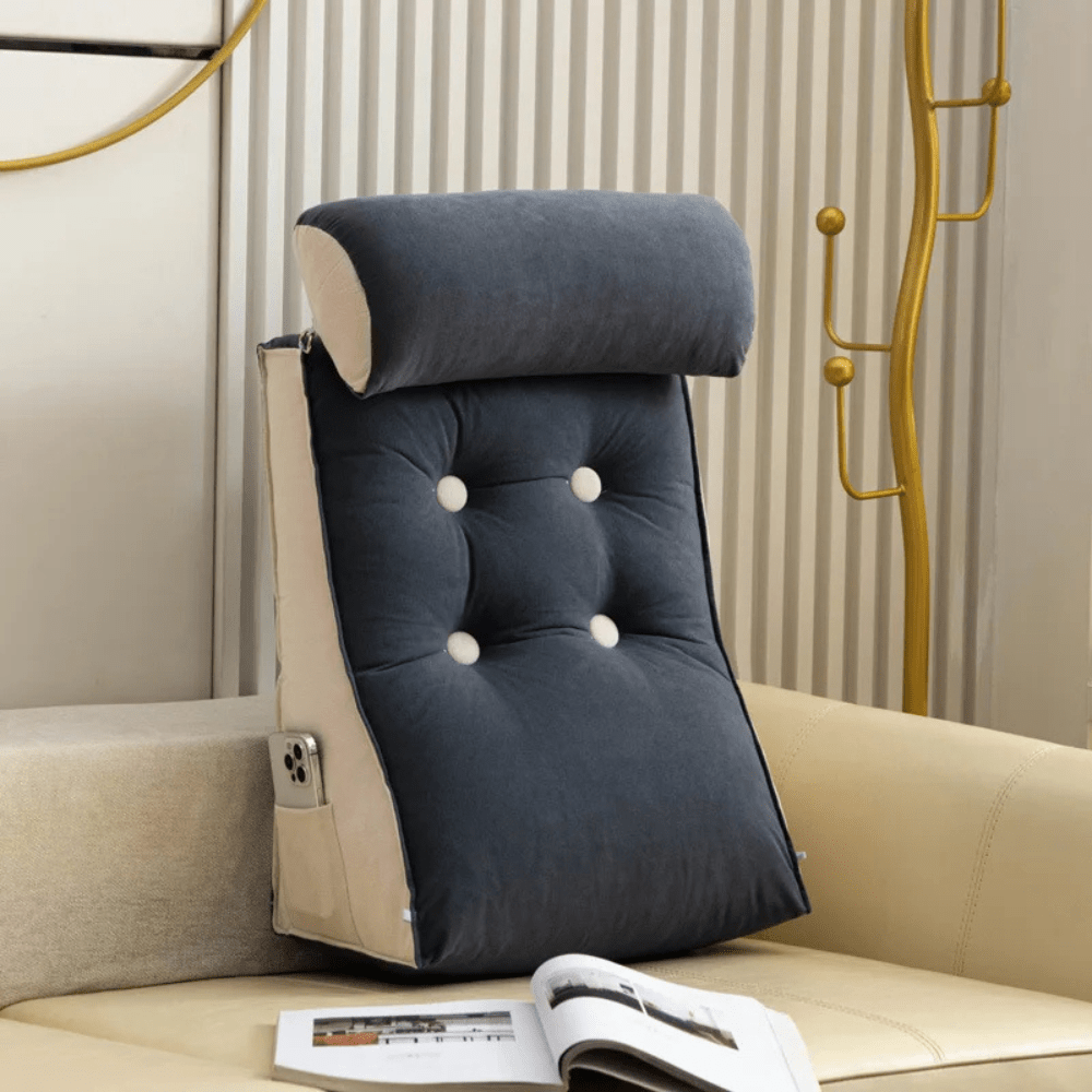 Coussin de lecture moderne avec appui-tête