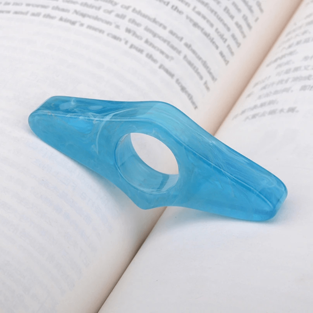 Bague de lecture en plastique | Paradis du lecteur Bleu Ciel