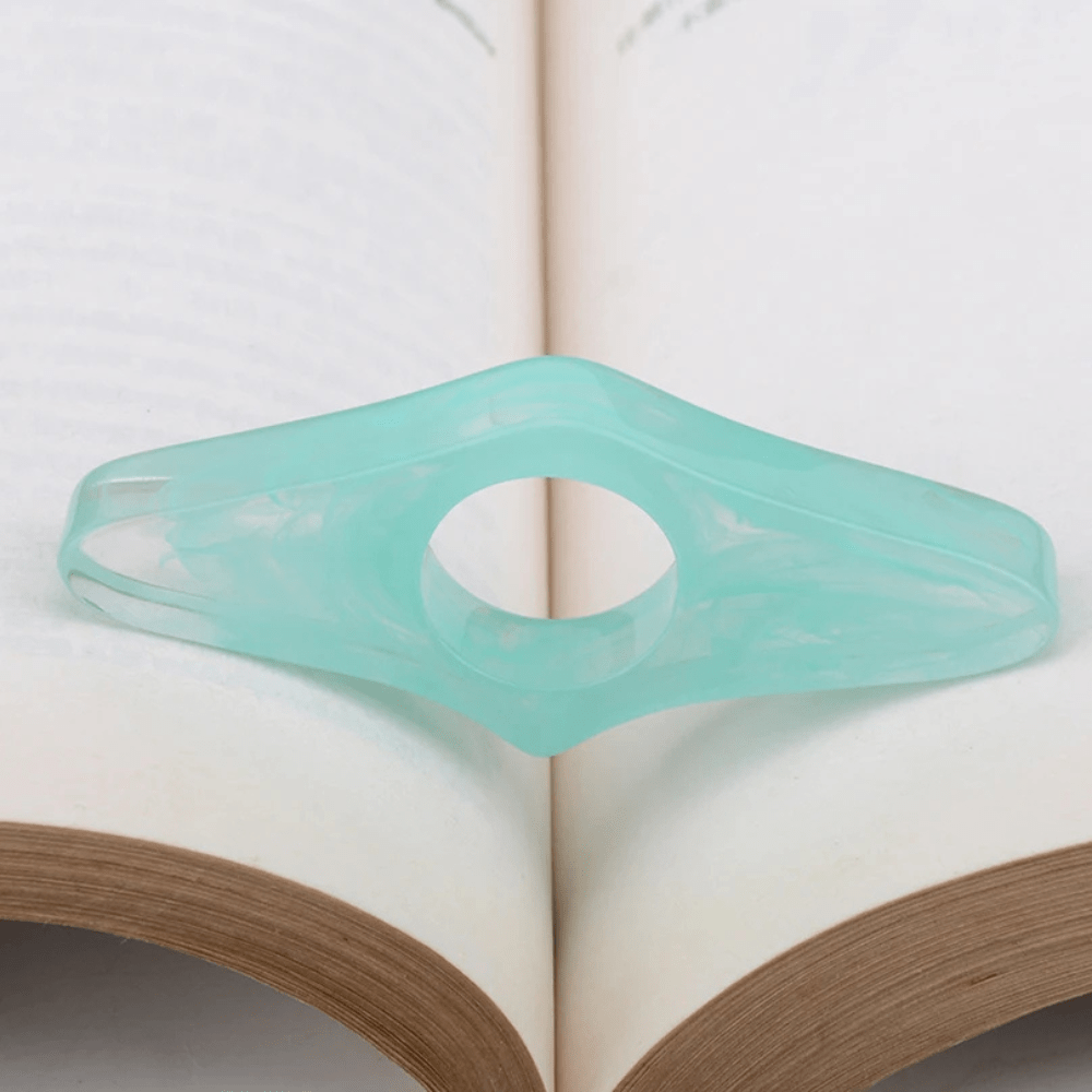 Bague de lecture en plastique | Paradis du lecteur Jade