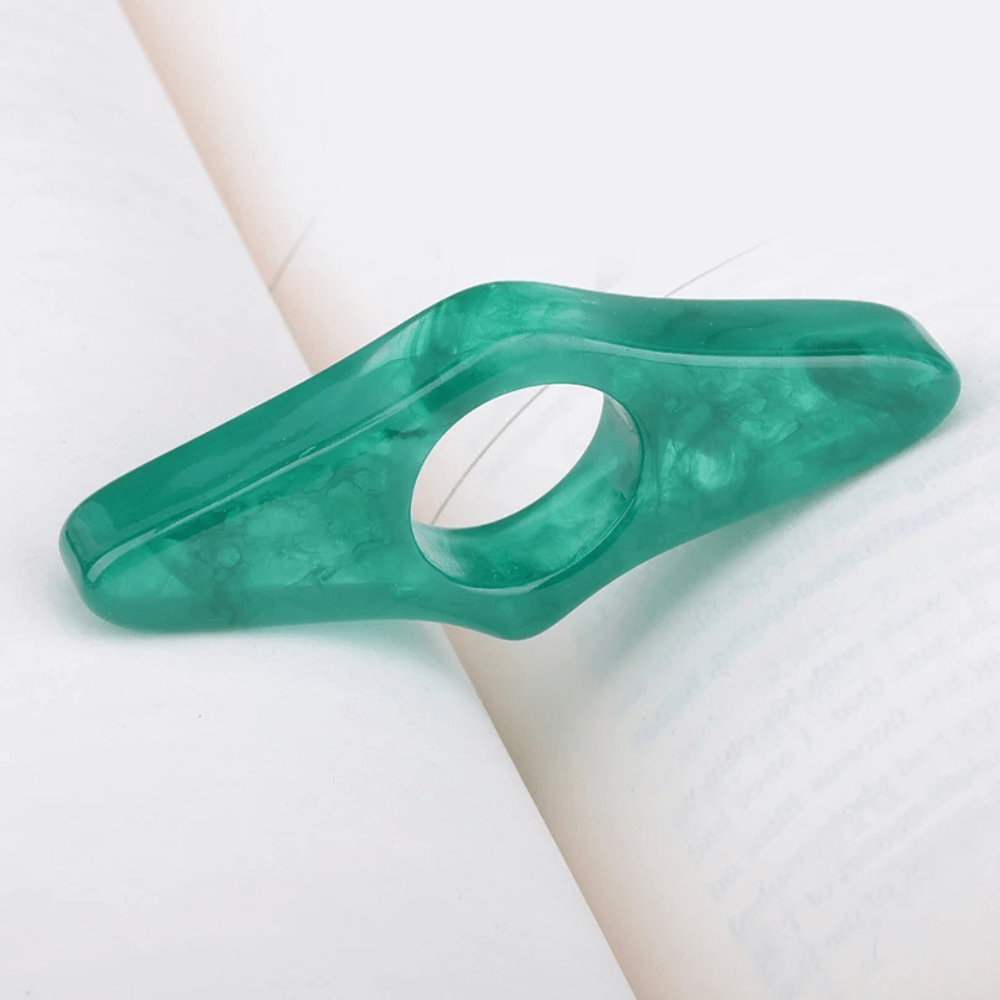 Bague de lecture en plastique | Paradis du lecteur Turquoise