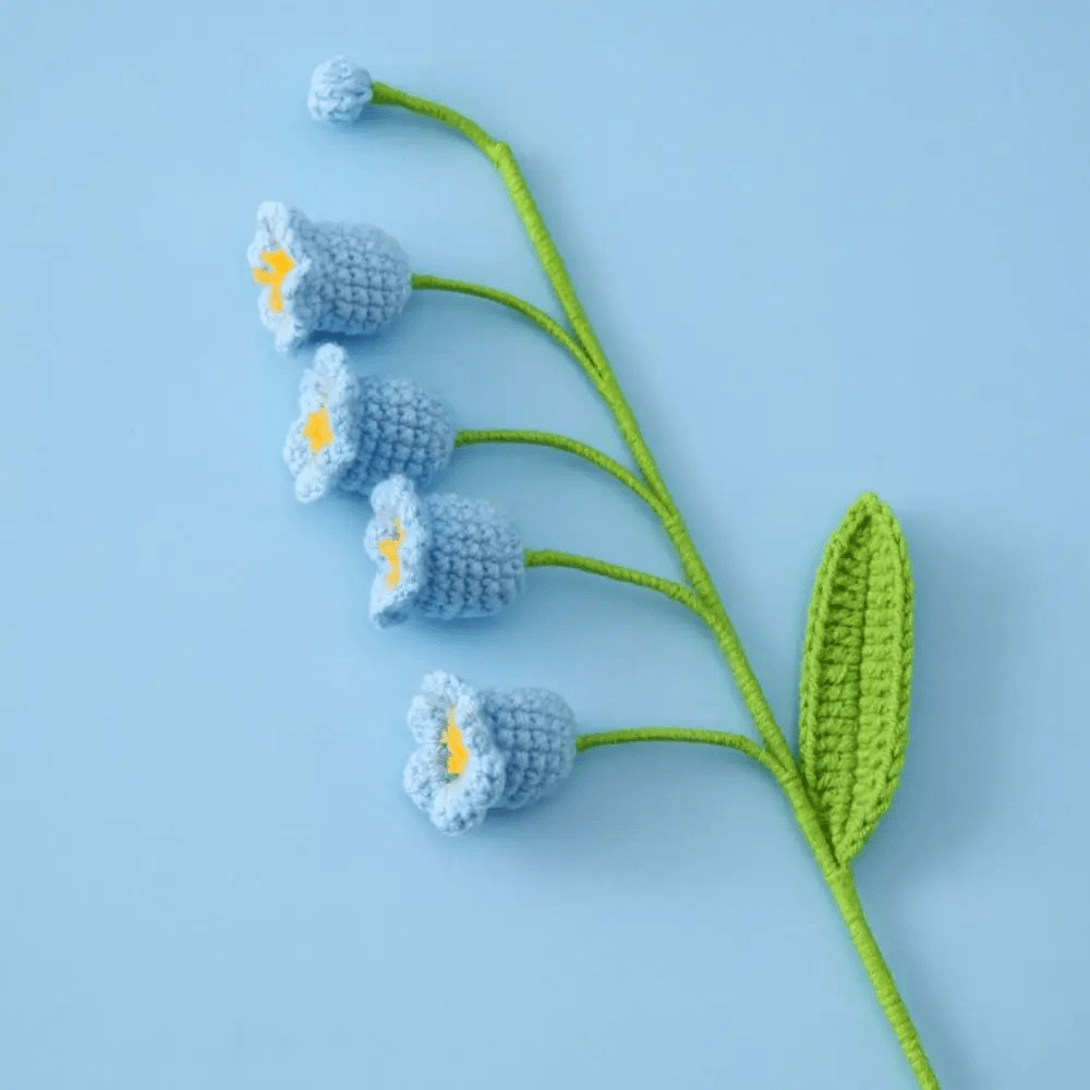 Marque-page au crochet | Fleur | Paradis du lecteur Bleu