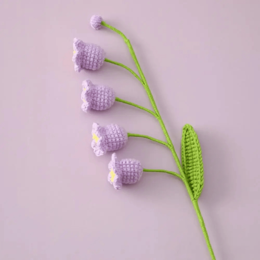 Marque-page au crochet | Fleur | Paradis du lecteur Violet