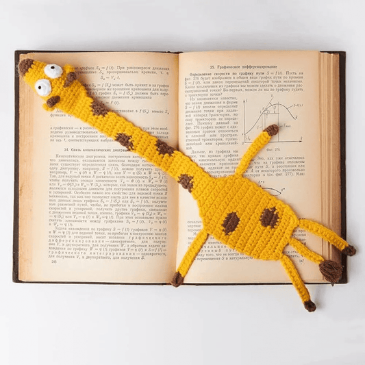 Marque-page au crochet | Girafe | Paradis du lecteur Girafe