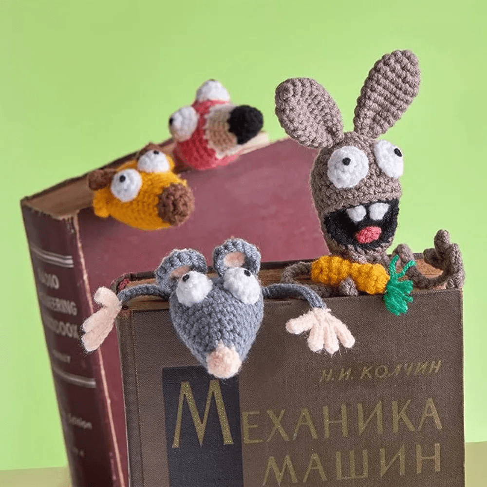 Marque-page au crochet | Souris | Paradis du lecteur Souris