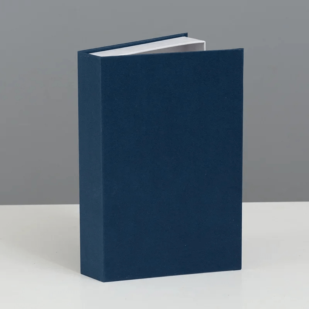 Paradis du lecteur - Faux livres de luxe boîte de rangement Bleu