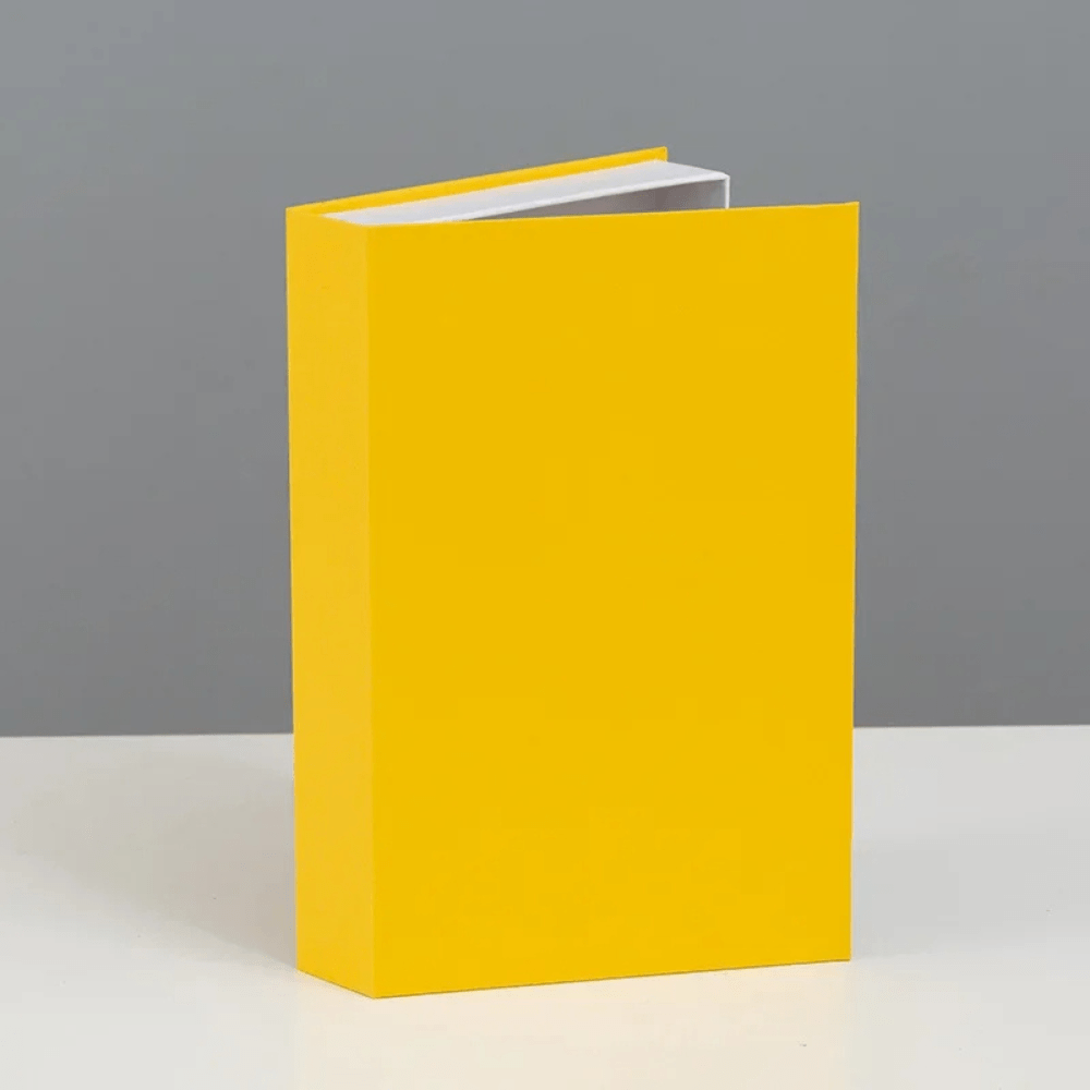 Paradis du lecteur - Faux livres de luxe boîte de rangement Jaune