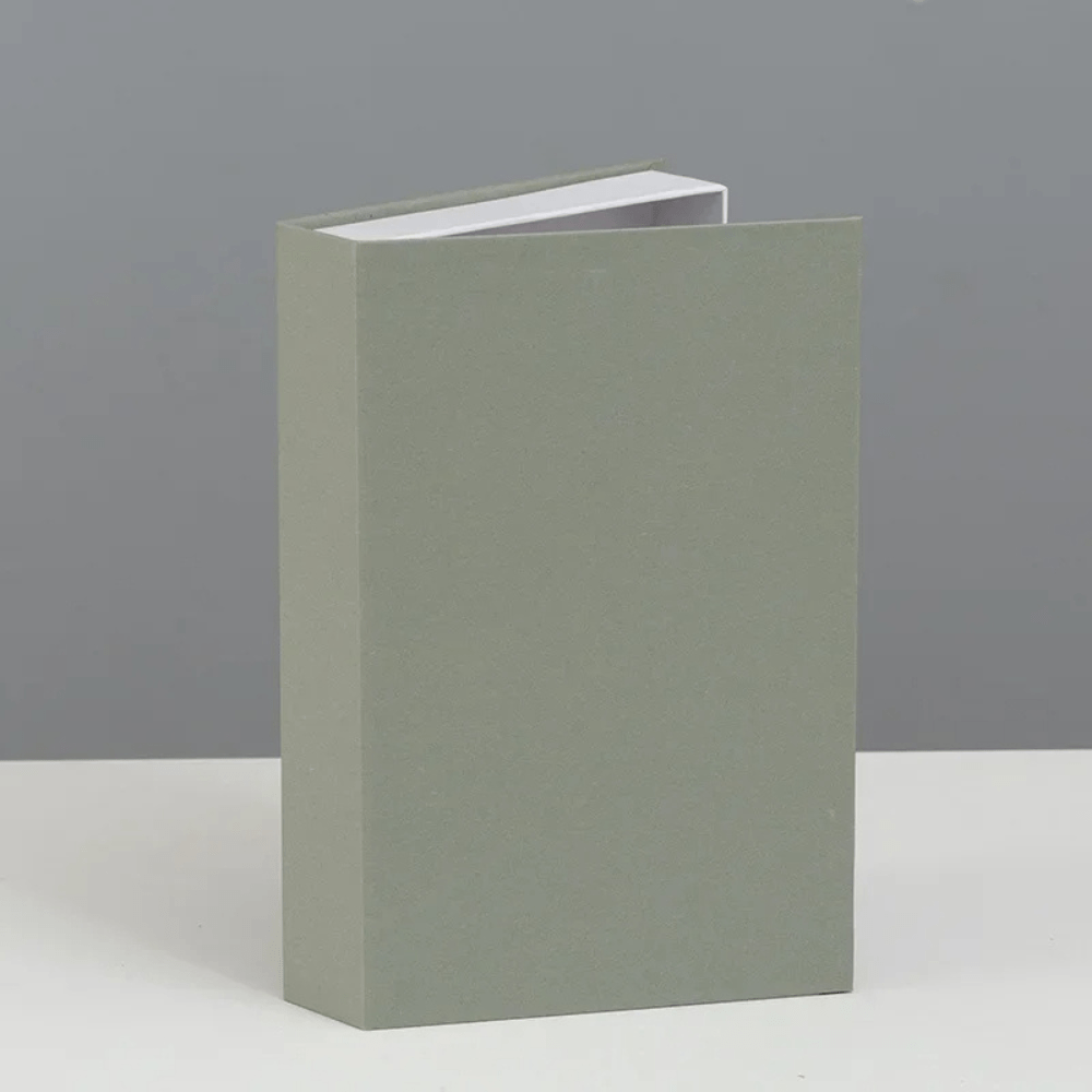 Paradis du lecteur - Faux livres de luxe boîte de rangement Vert clair