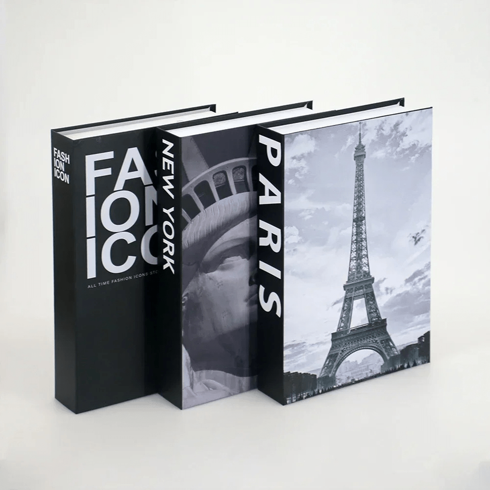 Paradis du lecteur - Faux livres design villes du monde 4