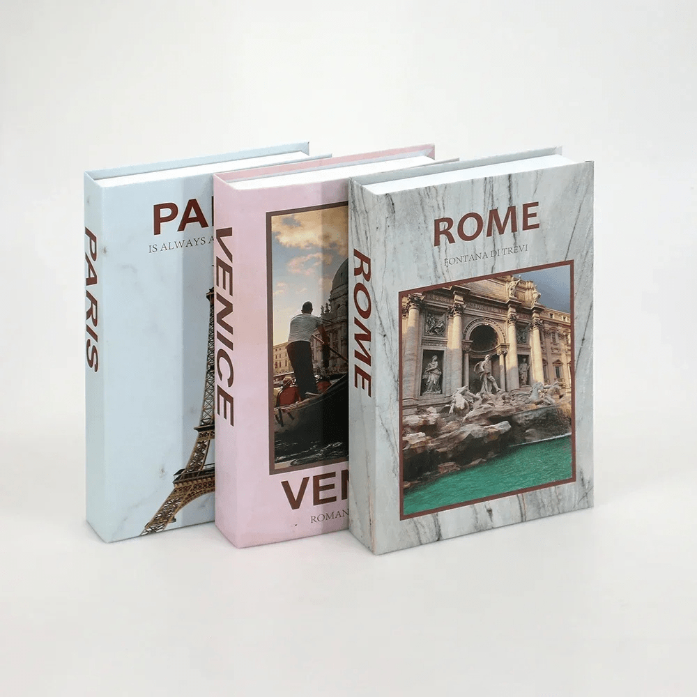 Paradis du lecteur - Faux livres design villes du monde 6